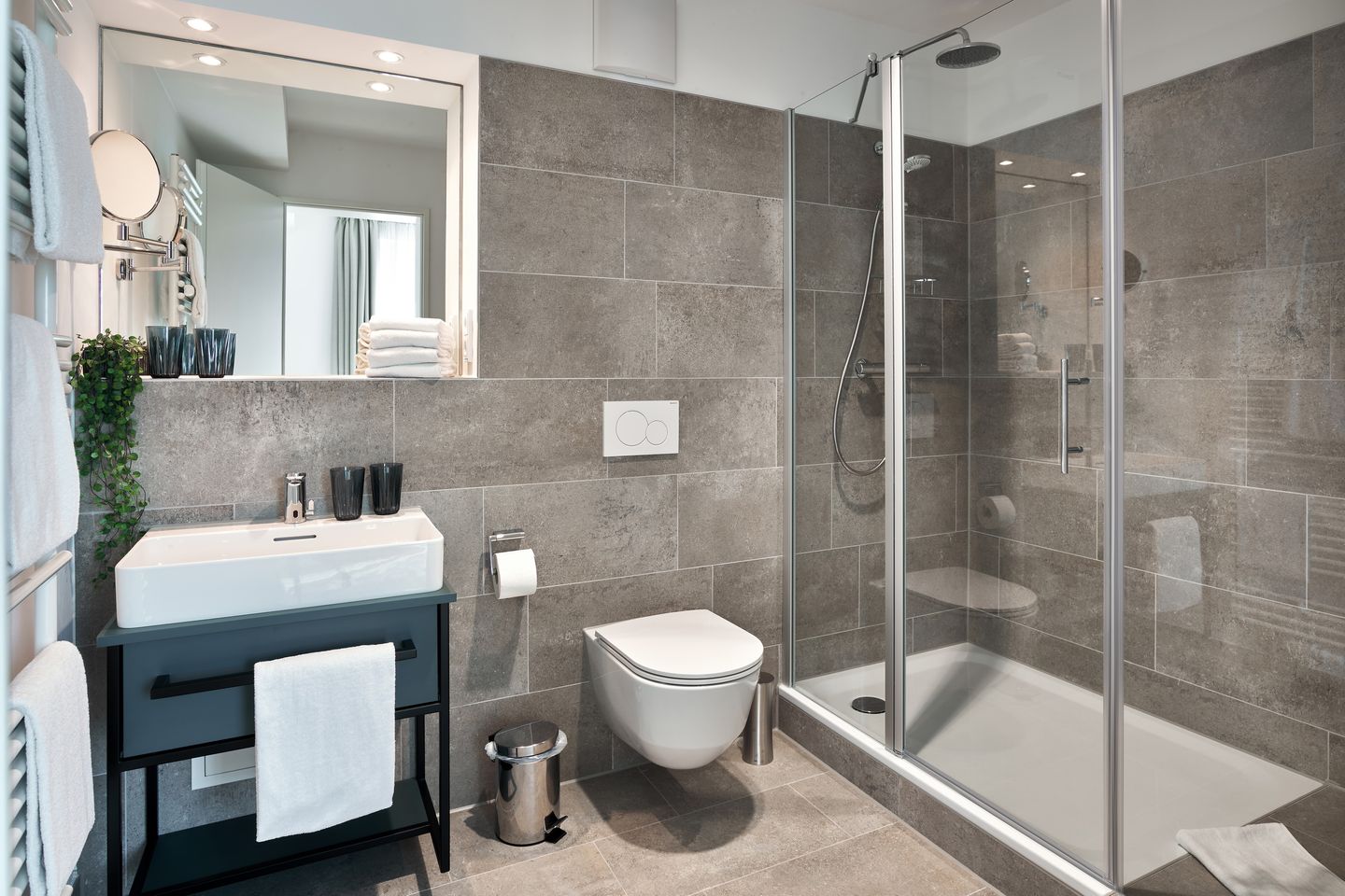 Lüttjeod Apartmentvilla Lüttjeod Apartmentvilla 06 Langeoog - Badezimmer mit Dusche