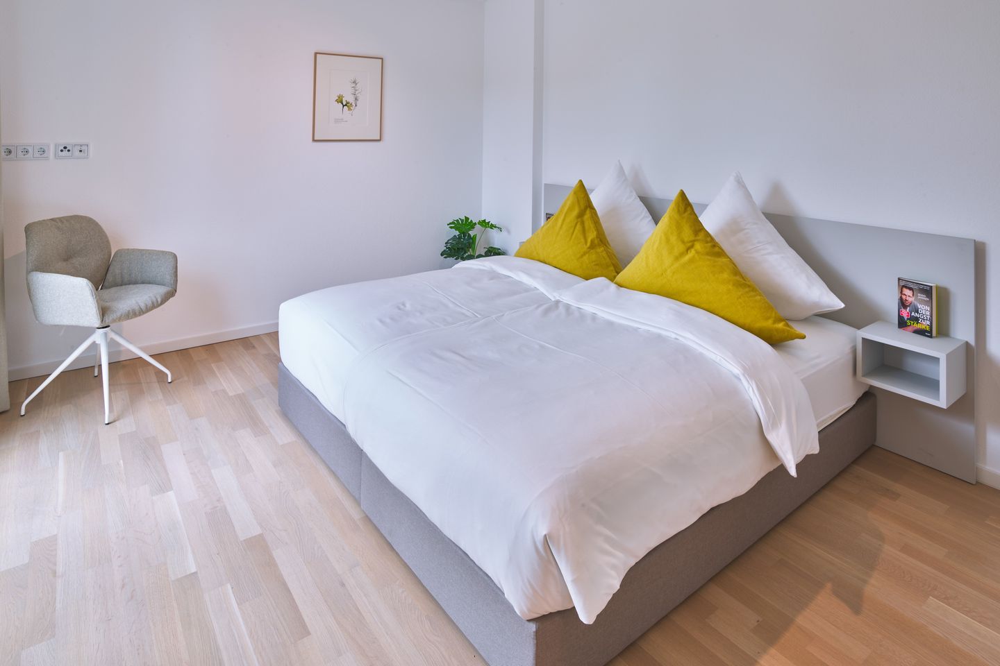 Lüttjeod Apartmentvilla Lüttjeod Apartmentvilla 09 Langeoog - Schlafzimmer mit Doppelbett