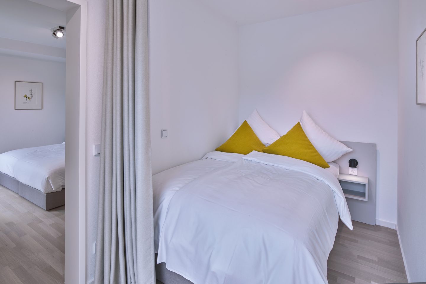 Lüttjeod Apartmentvilla Lüttjeod Apartmentvilla 09 Langeoog - Schlafzimmer mit Doppelbett