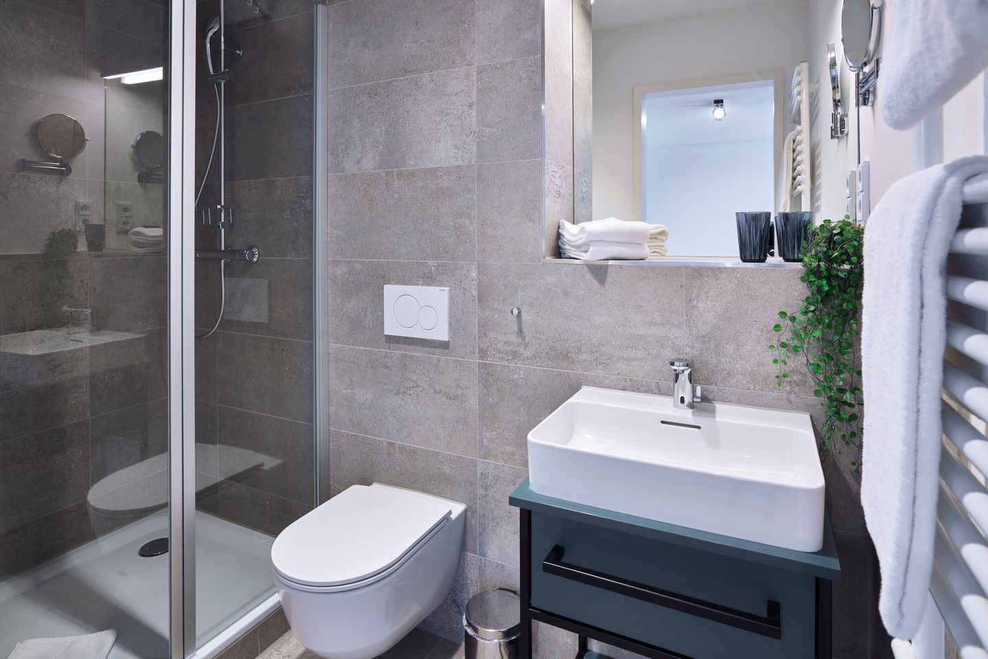 Lüttjeod Apartmentvilla Lüttjeod Apartmentvilla 14 Langeoog - Badezimmer mit Dusche