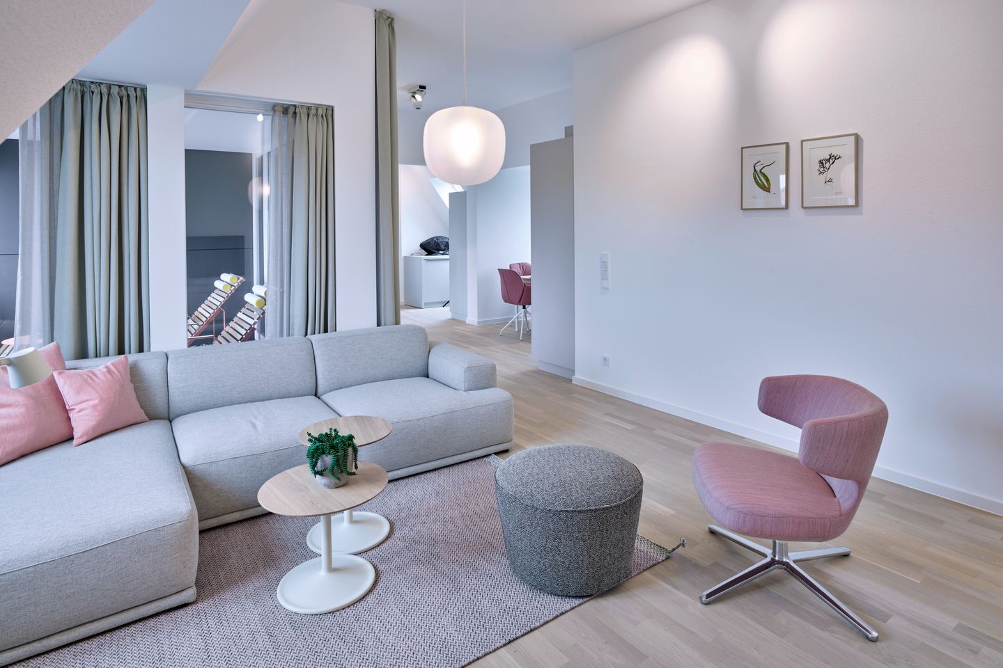 Lüttjeod Apartmentvilla Lüttjeod Apartmentvilla 16 Langeoog - Wohn-Essbereich mit Couch