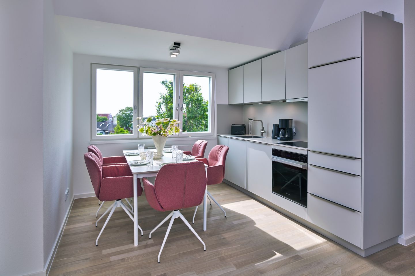 Lüttjeod Apartmentvilla Lüttjeod Apartmentvilla 16 Langeoog - Wohn-Essbereich mit Küchenzeile