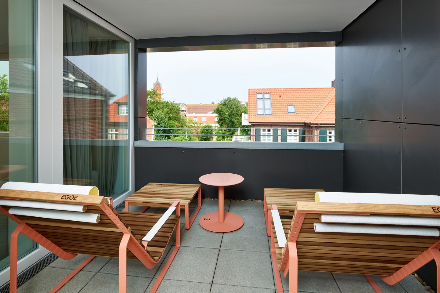 Lüttjeod Apartmentvilla Lüttjeod Apartmentvilla 16 Langeoog - Terrasse mit Liegen