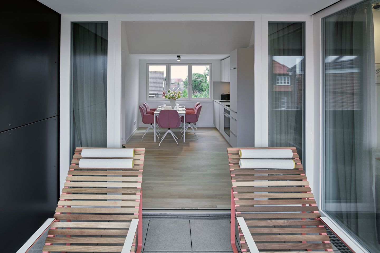 Lüttjeod Apartmentvilla Lüttjeod Apartmentvilla 16 Langeoog - Terrasse mit Liegen