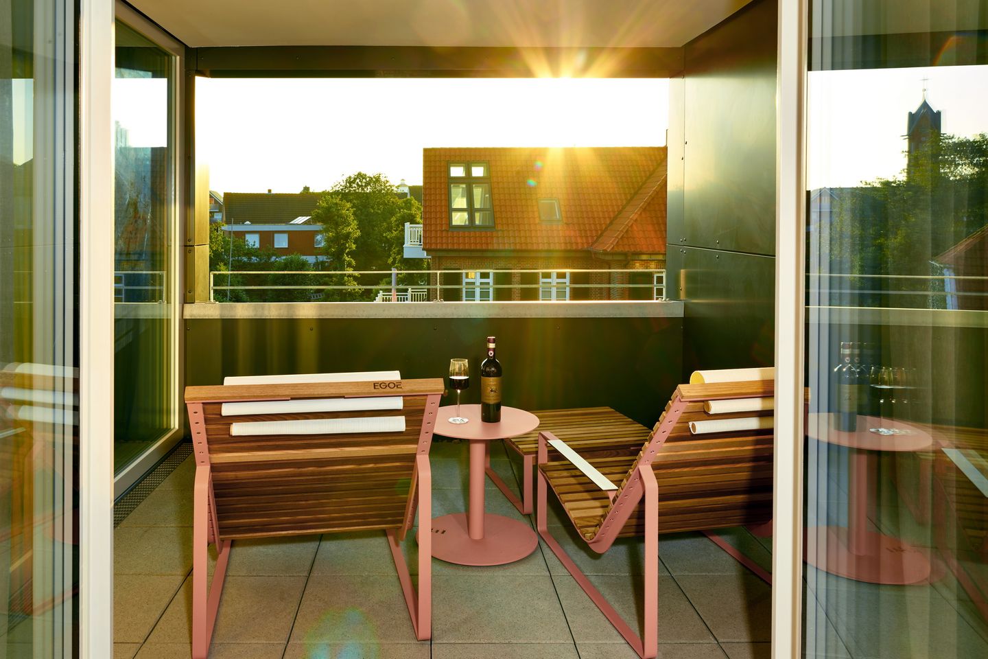 Lüttjeod Apartmentvilla Lüttjeod Apartmentvilla 16 Langeoog - Terrasse mit Liegen