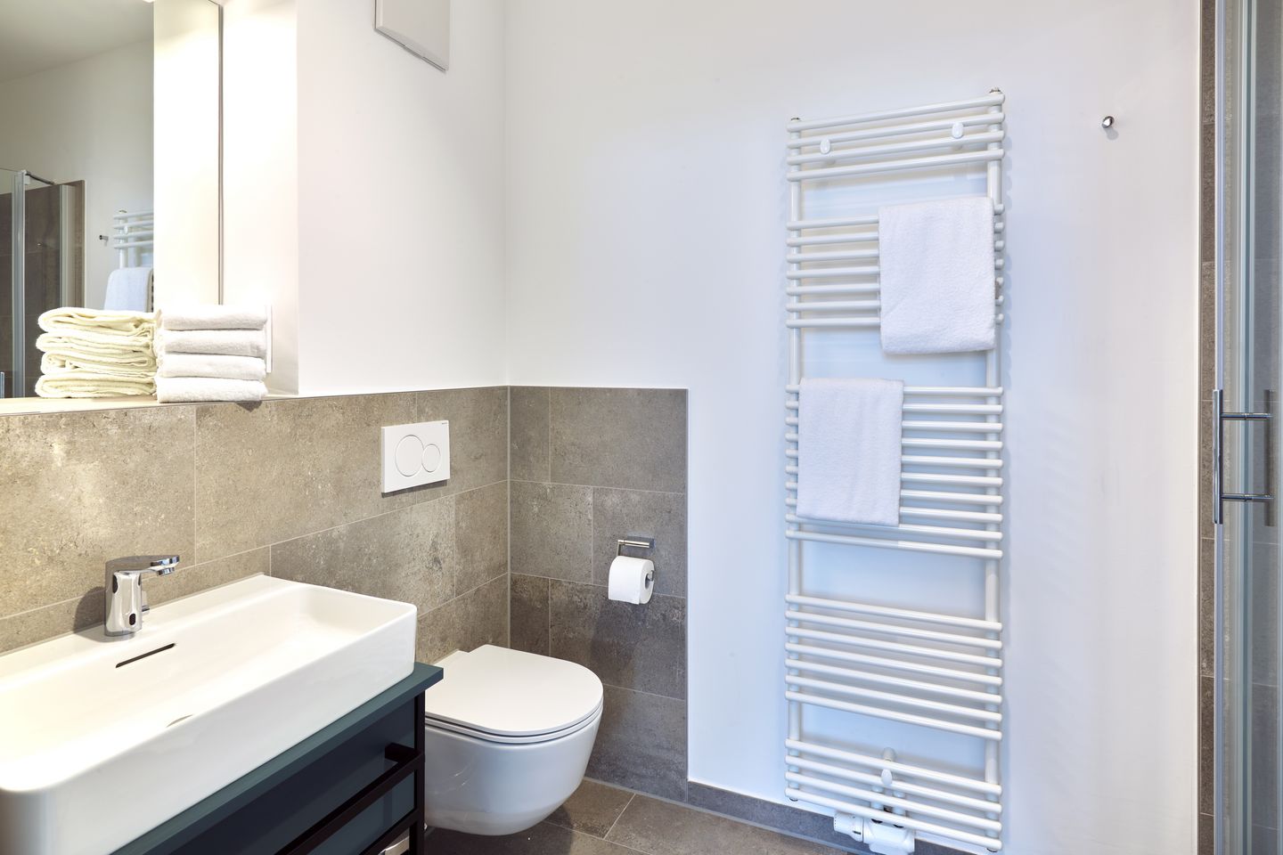 Lüttjeod Apartmentvilla Lüttjeod Apartmentvilla 18 Langeoog - Badezimmer mit Dusche