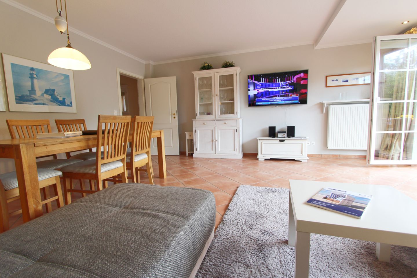 Haus Albatros - Westerlandstr. 21 B Wenningstedt - Wohnzimmer