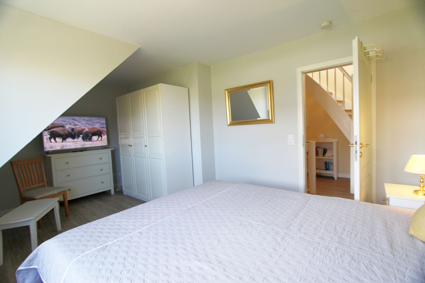 Haus Albatros - Westerlandstr. 21 B Wenningstedt - Schlafzimmer