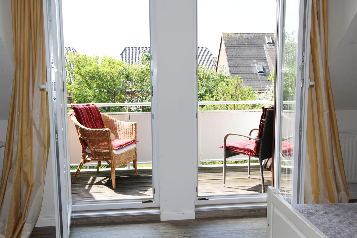 Haus Albatros - Westerlandstr. 21 B Wenningstedt - Balkon