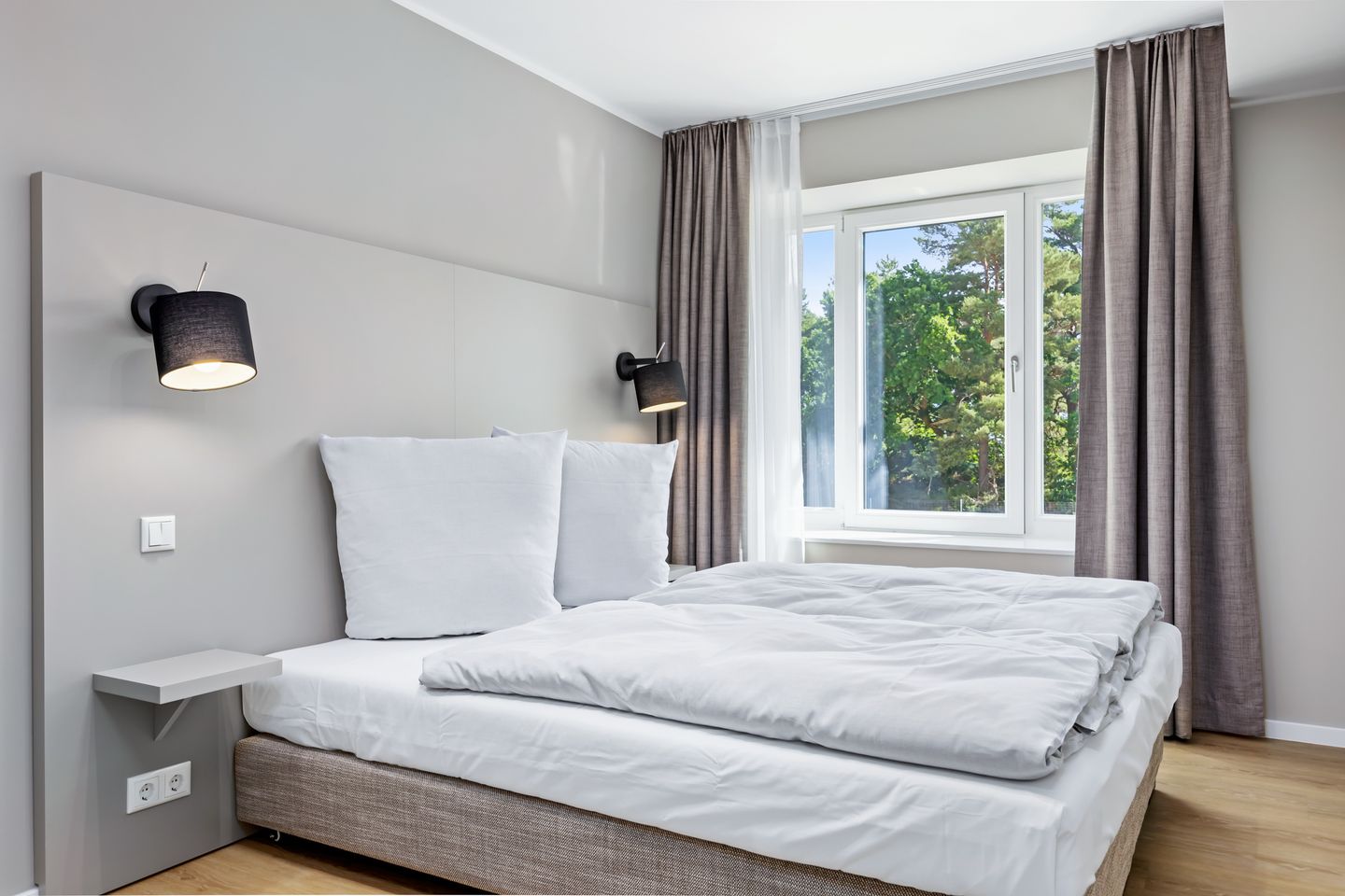 Strandresidenzen Binz-Prora Strandresidenzen Binz-Prora D0.1 Rügen - Schlafzimmer mit Doppelbett