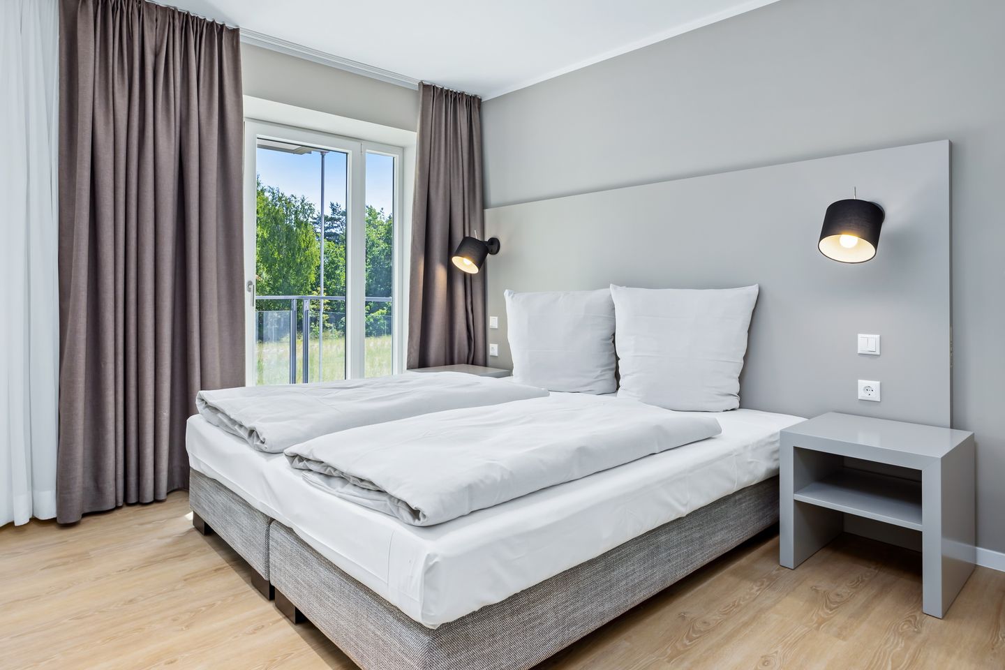 Strandresidenzen Binz-Prora Strandresidenzen Binz-Prora D0.1 Rügen - Schlafzimmer mit Doppelbett