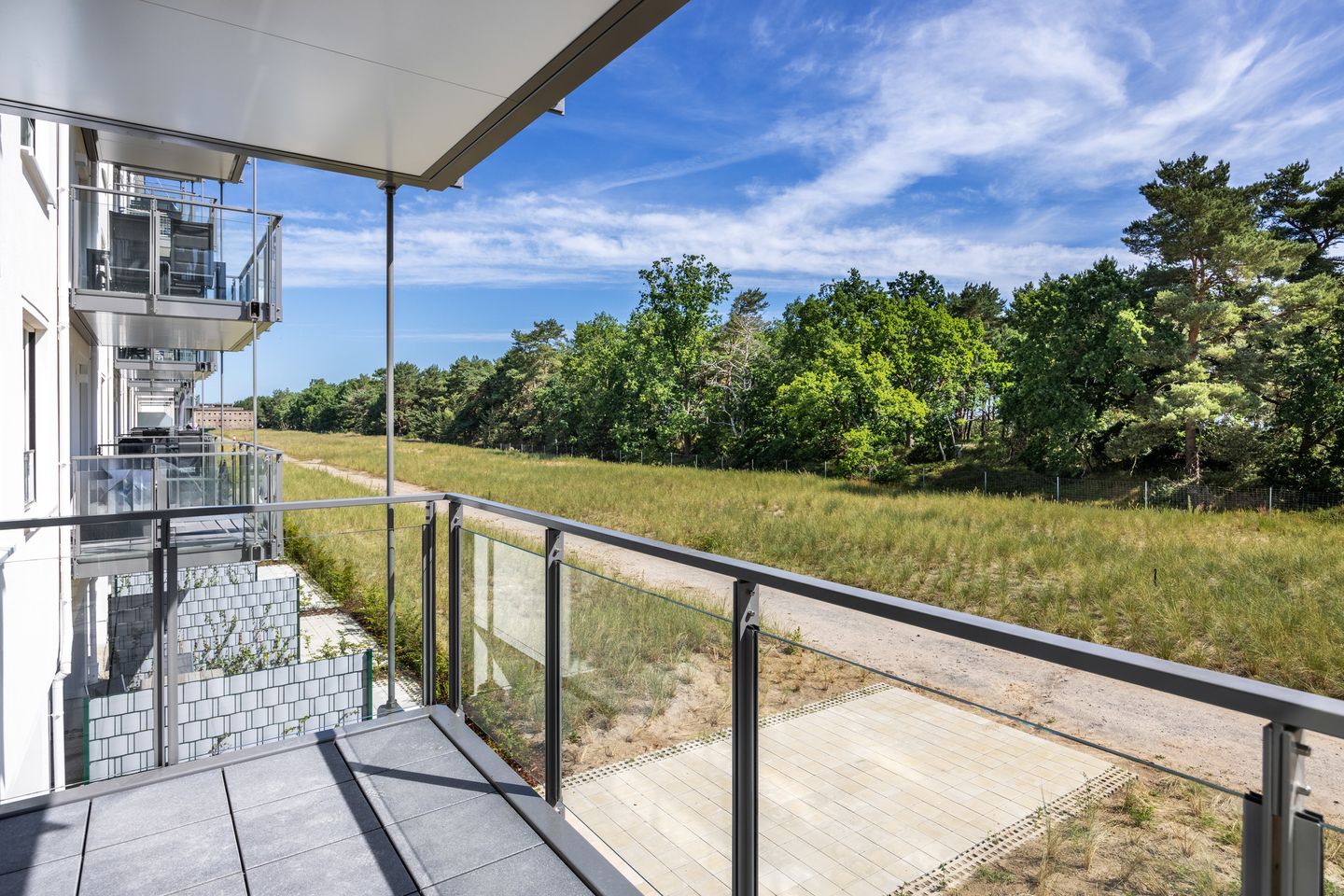 Strandresidenzen Binz-Prora Strandresidenzen Binz-Prora D0.1 Rügen - Überdachter Balkon