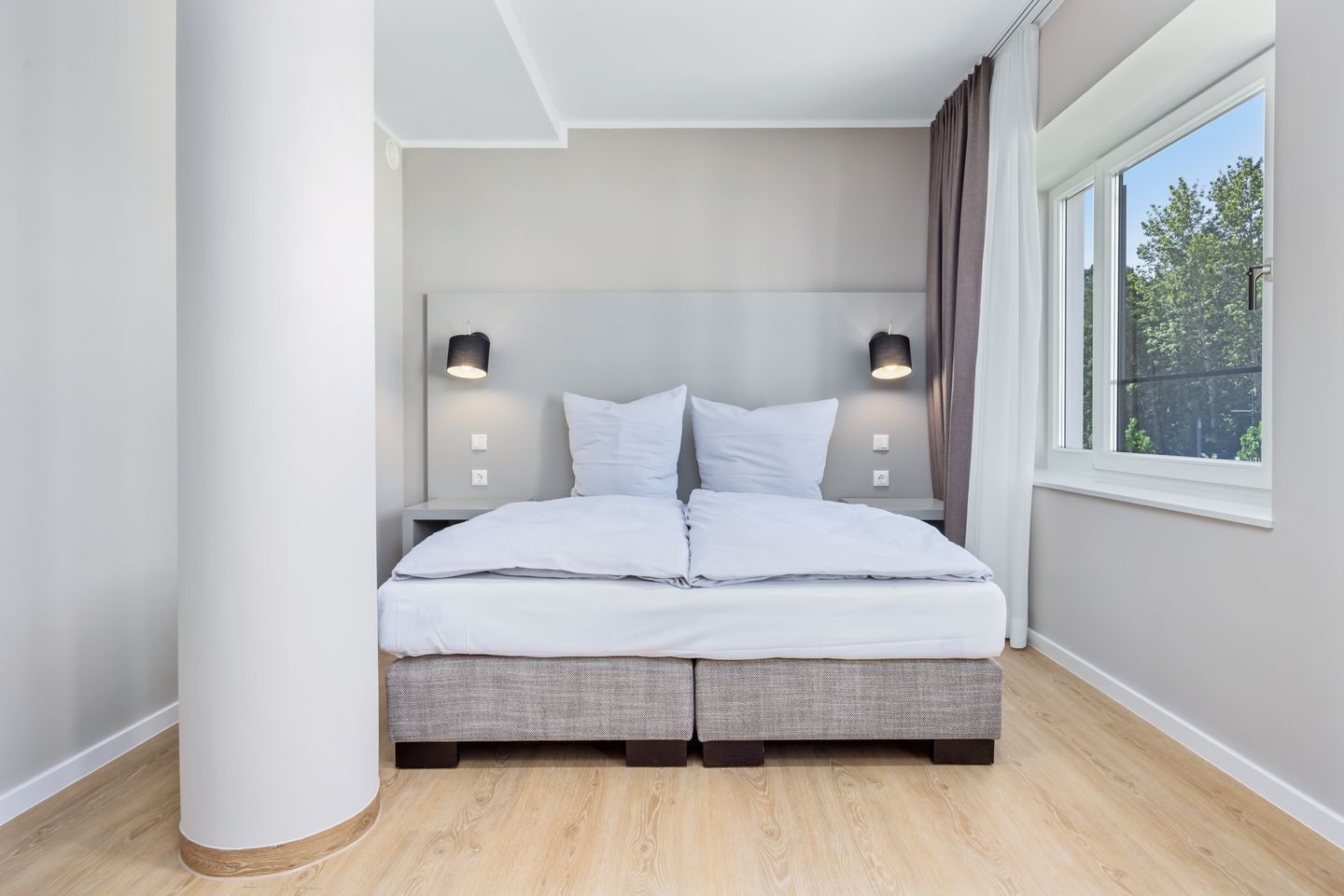 Strandresidenzen Binz-Prora Strandresidenzen Binz-Prora D0.7 Rügen - Schlafzimmer mit Doppelbett