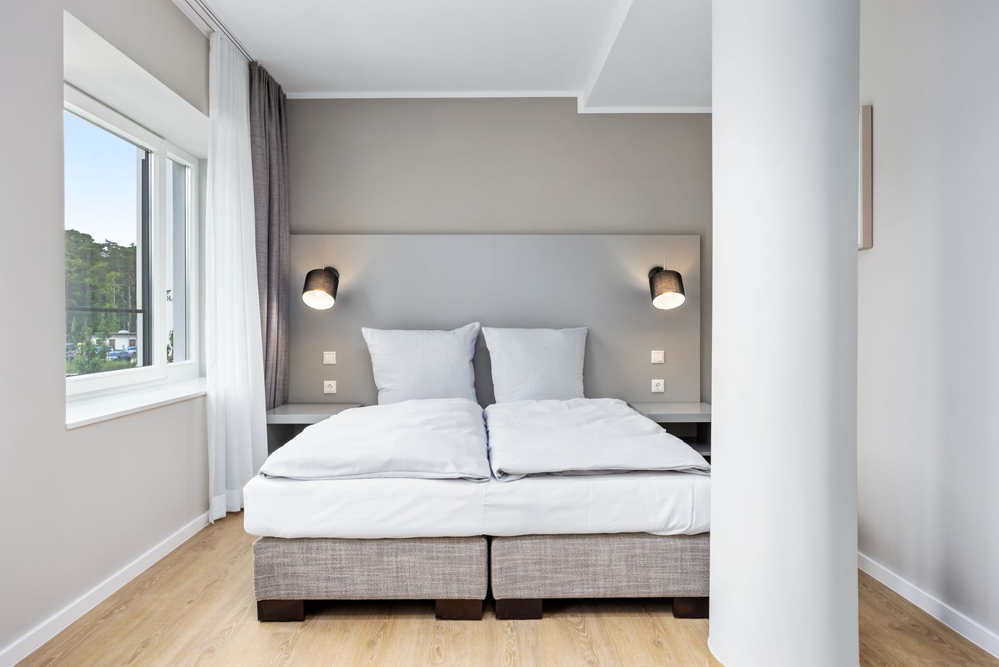 Strandresidenzen Binz-Prora Strandresidenzen Binz-Prora V0.3 Rügen - Schlafzimmer mit Doppelbett