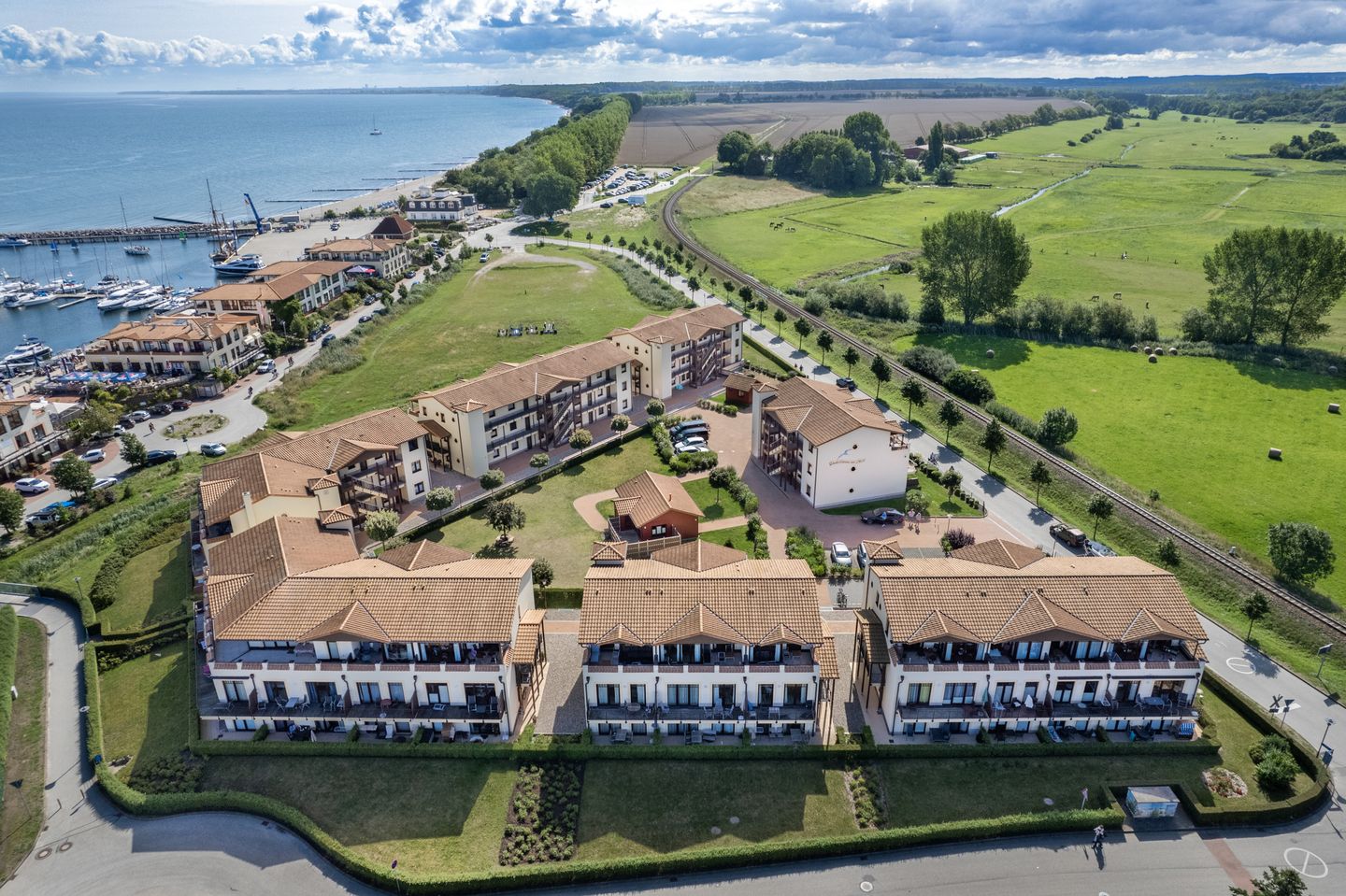  Urlaubsräume am Meer Kühlungsborn - Vogelperspektive