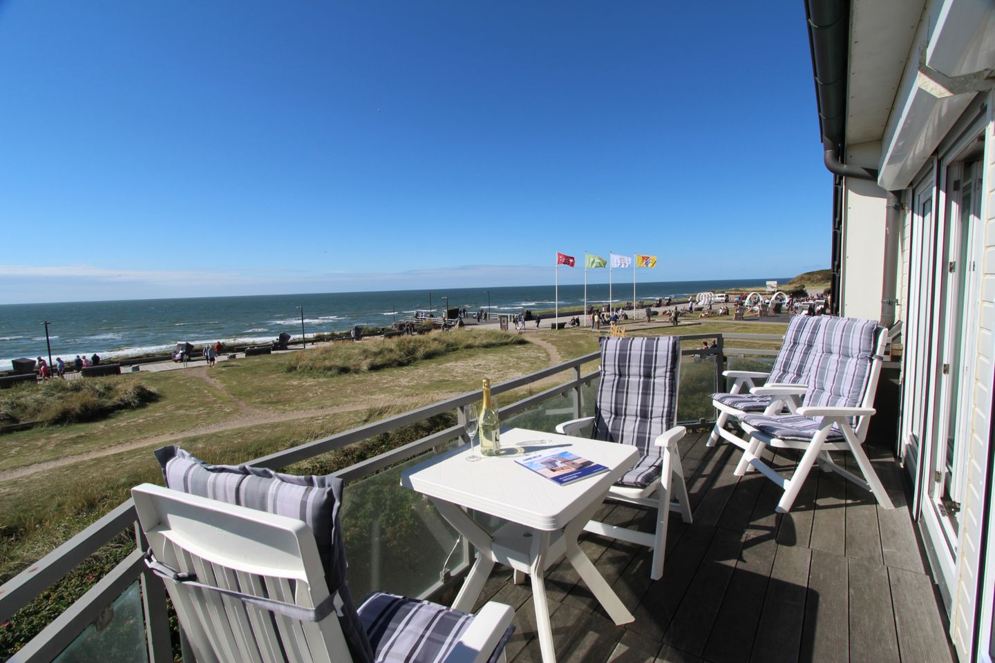  Wonningstair  - Dünenstr. 19, App. 2 Wenningstedt - Balkon