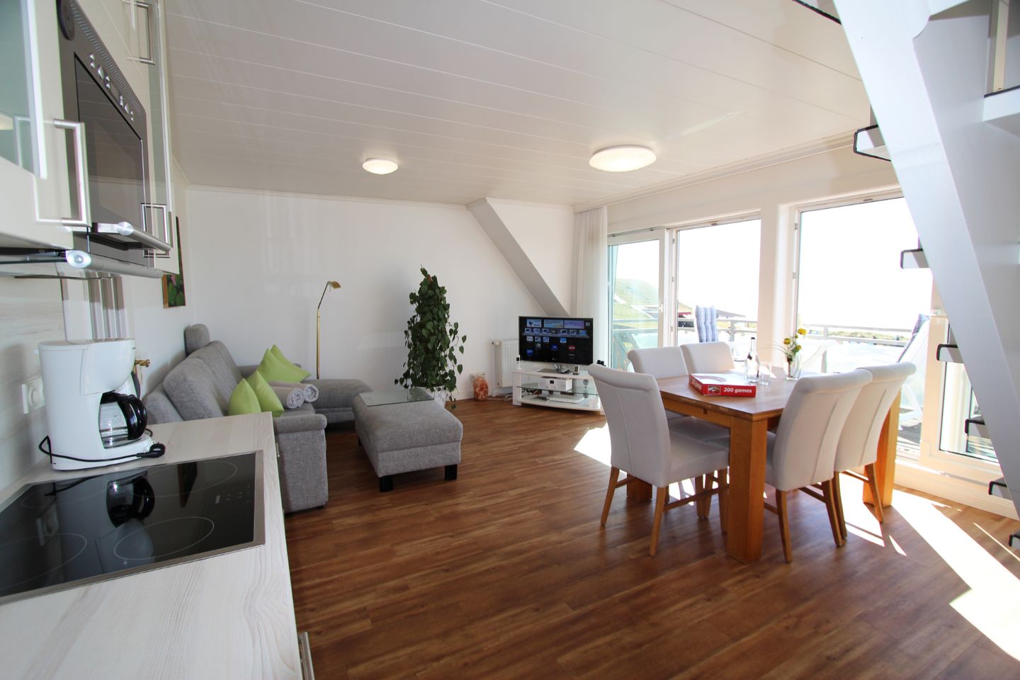  Wonningstair  - Dünenstr. 19, App. 2 Wenningstedt - Wohnzimmer