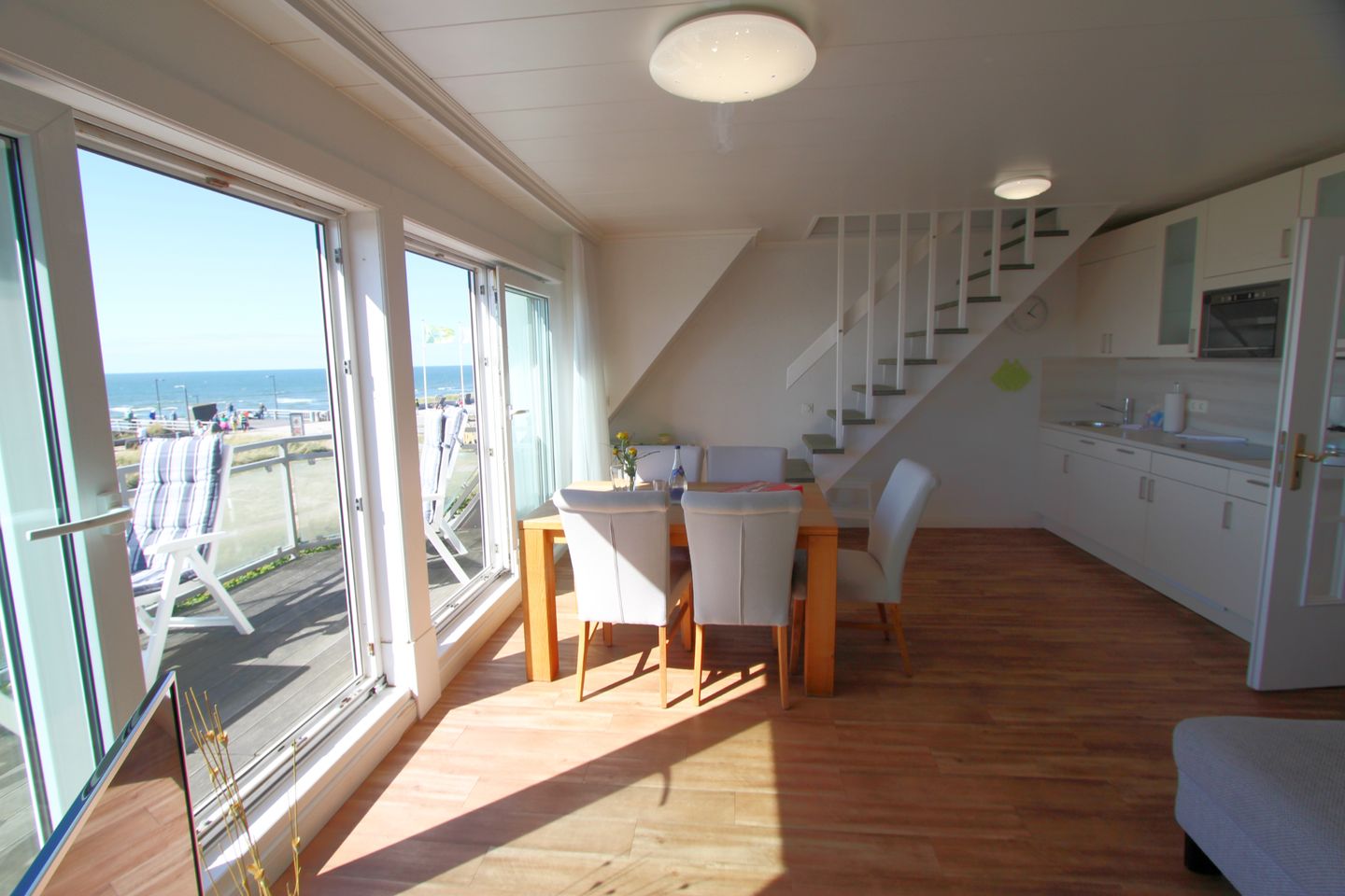  Wonningstair  - Dünenstr. 19, App. 2 Wenningstedt - Wohnzimmer