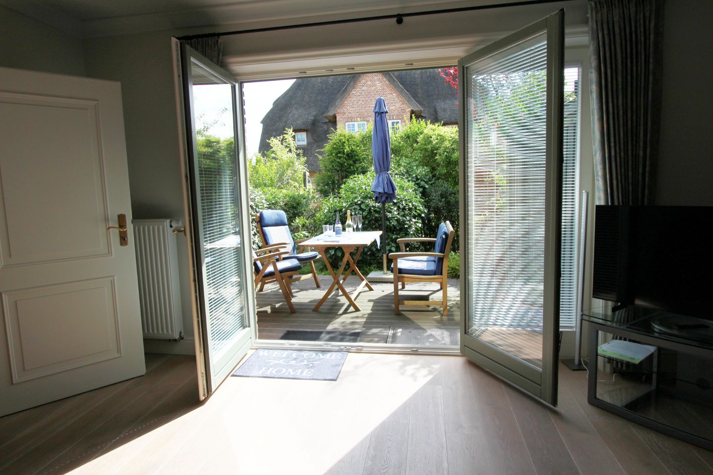 Südwind - Osterweg 51, App. 1 Wenningstedt - Terrasse