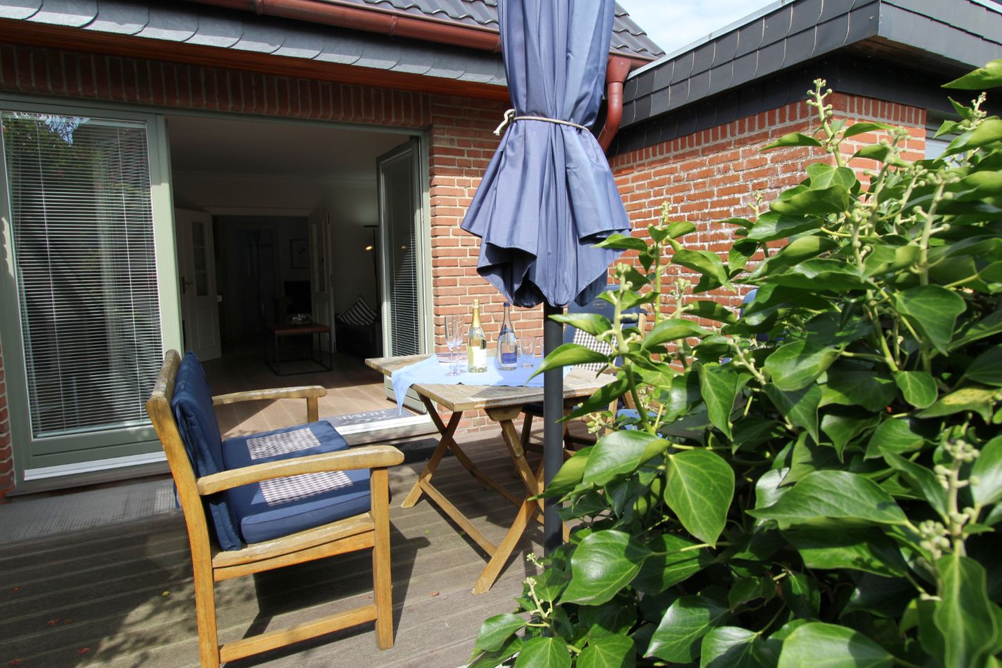 Südwind - Osterweg 51, App. 1 Wenningstedt - Terrasse