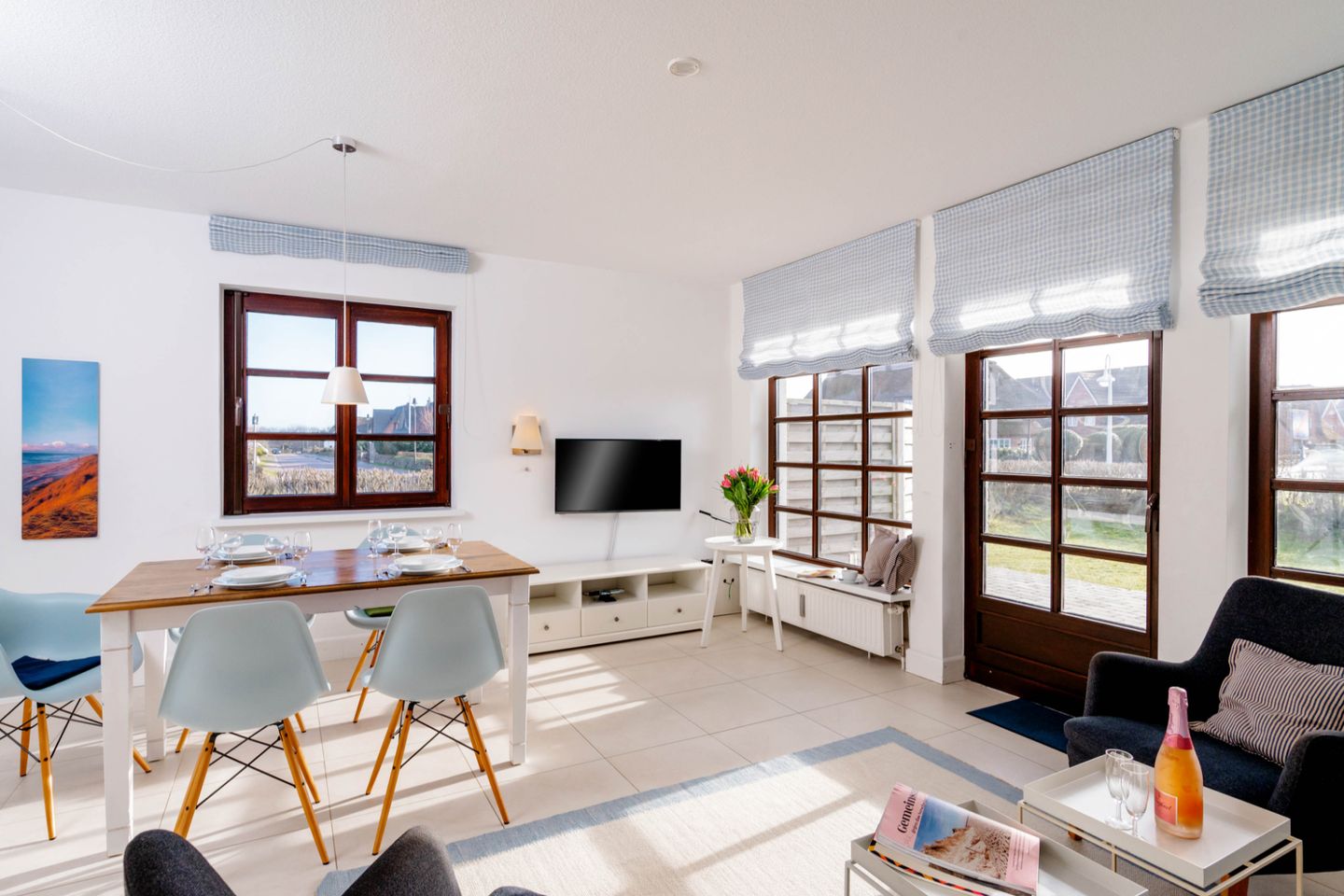 Haus Düneneck Wenningstedt - Wohnzimmer