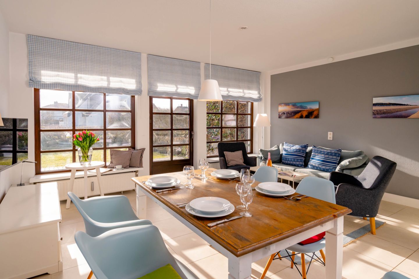 Haus Düneneck Wenningstedt - Wohnzimmer