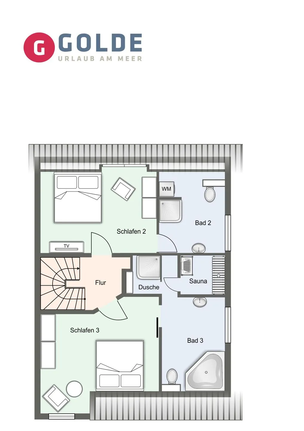 Summer Diek Ferienhaus Summerdiek 8 SPO Ording - Grundriss