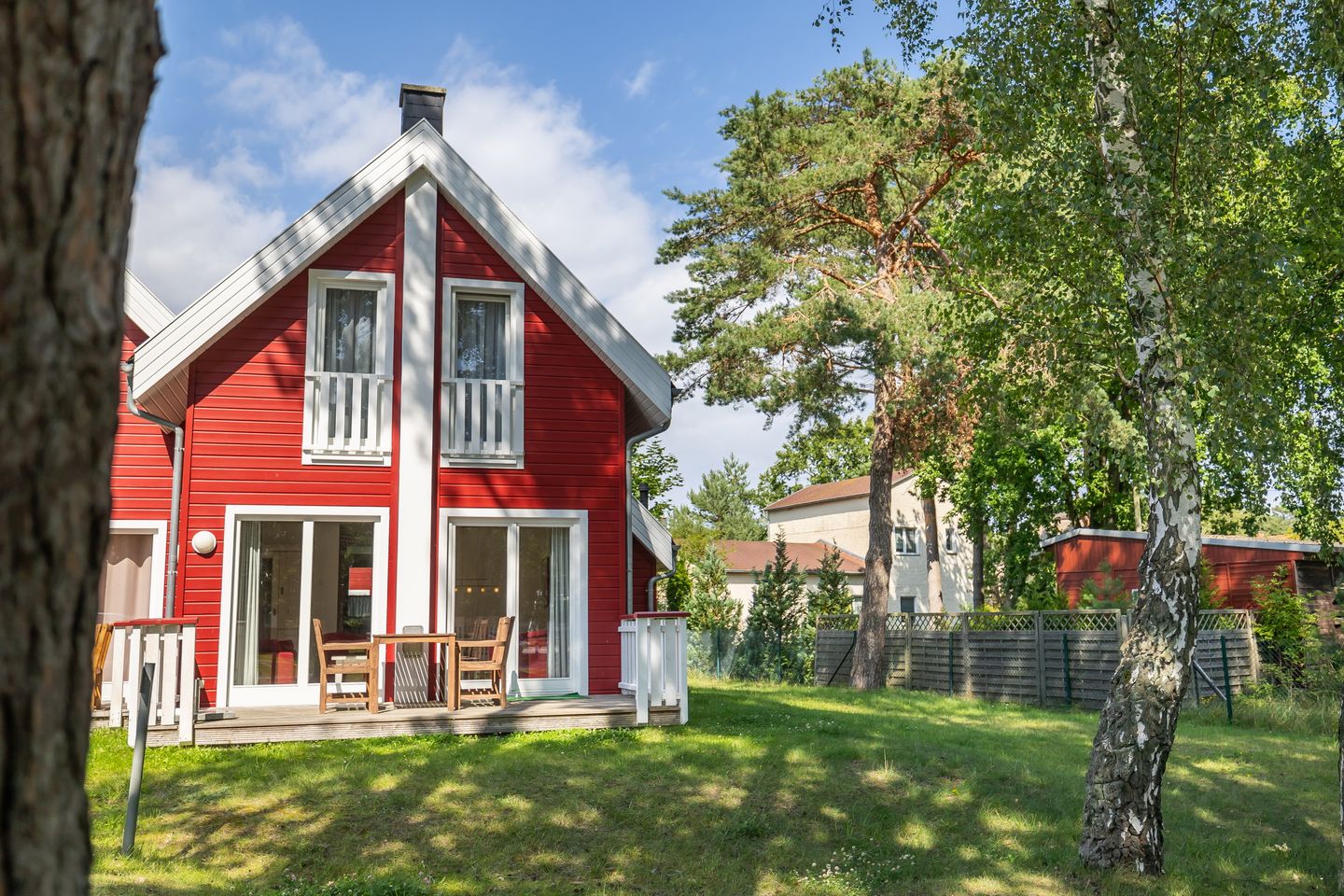 Ostseepark Rügen Ostseepark Rügen 25 Rügen - Offene Terrasse mit Grünfläche