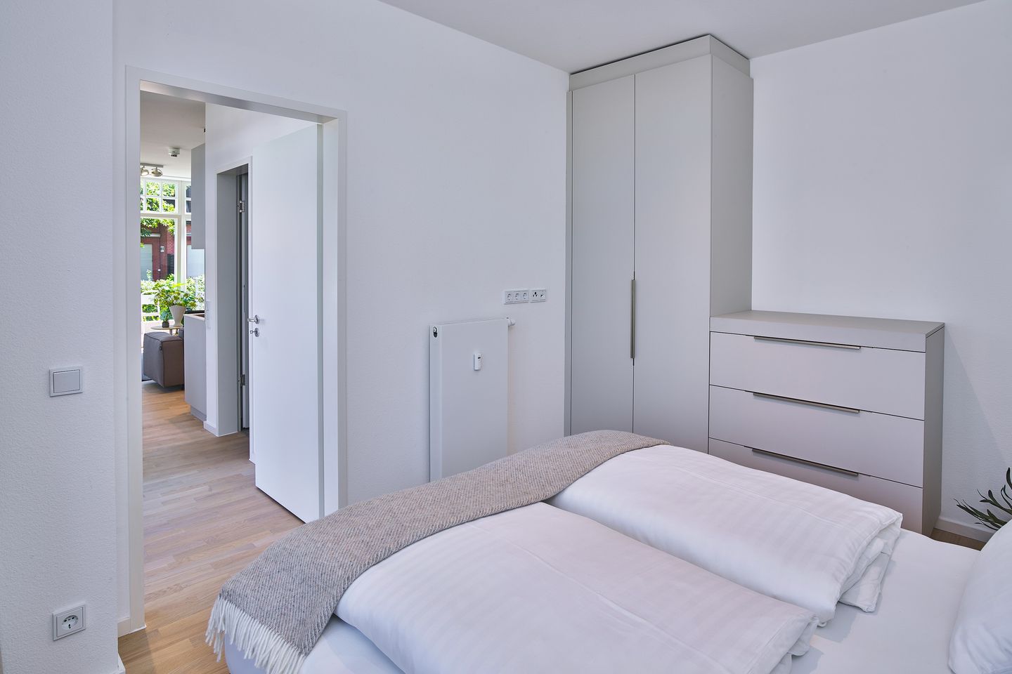 Lüttjeod Apartmentvilla Lüttjeod Apartmentvilla 01 Langeoog - Schlafbereich mit Doppelbett