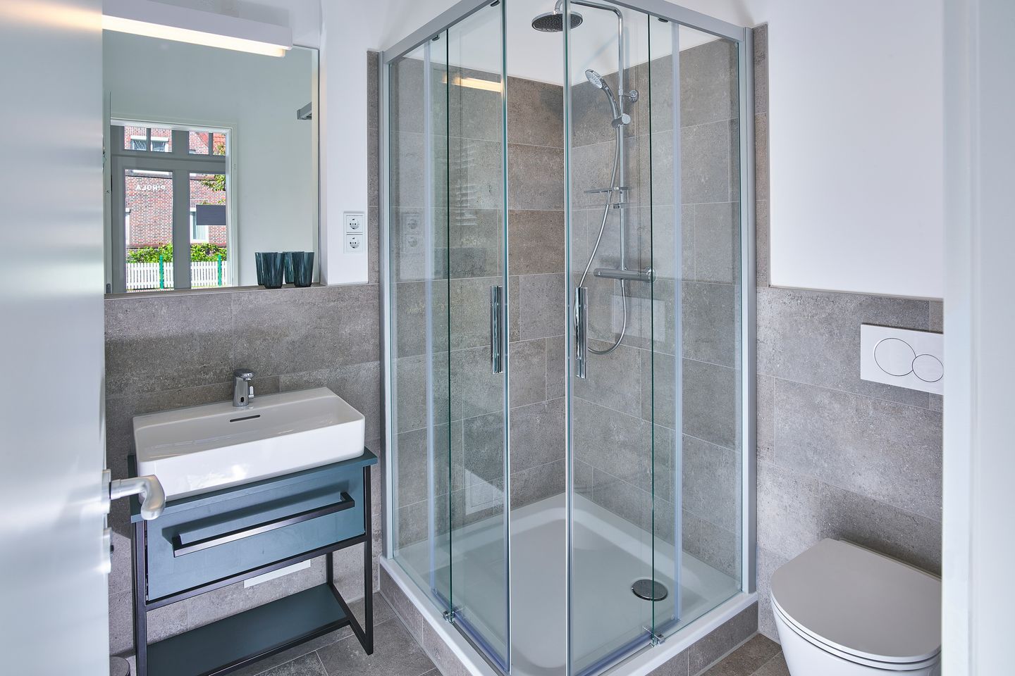 Lüttjeod Apartmentvilla Lüttjeod Apartmentvilla 01 Langeoog - Badezimmer mit Dusche