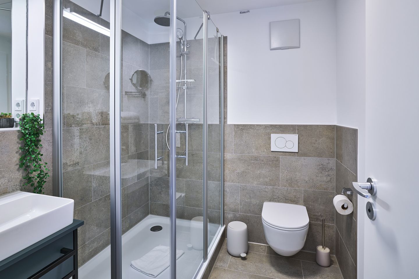 Lüttjeod Apartmentvilla Lüttjeod Apartmentvilla 04 Langeoog - Badezimmer mit Dusche