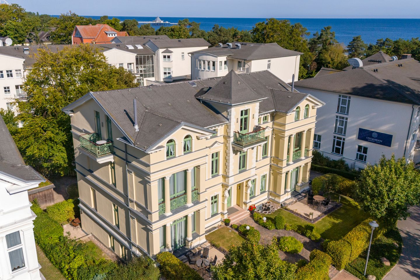  Villa am Ostseestrand Usedom - Vogelperspektive