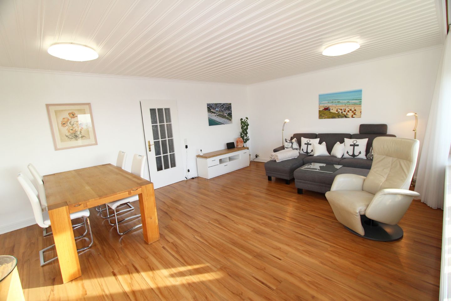 Wonningstair, - Dünenstr. 19, App. 1 Wenningstedt - Wohnzimmer