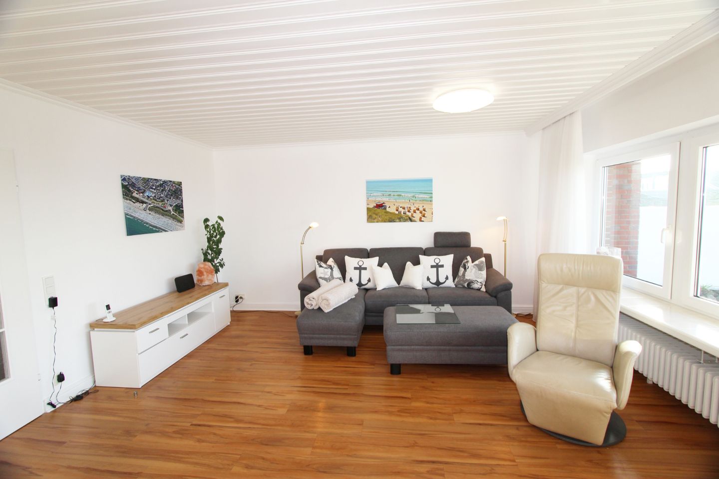 Wonningstair, - Dünenstr. 19, App. 1 Wenningstedt - Wohnzimmer