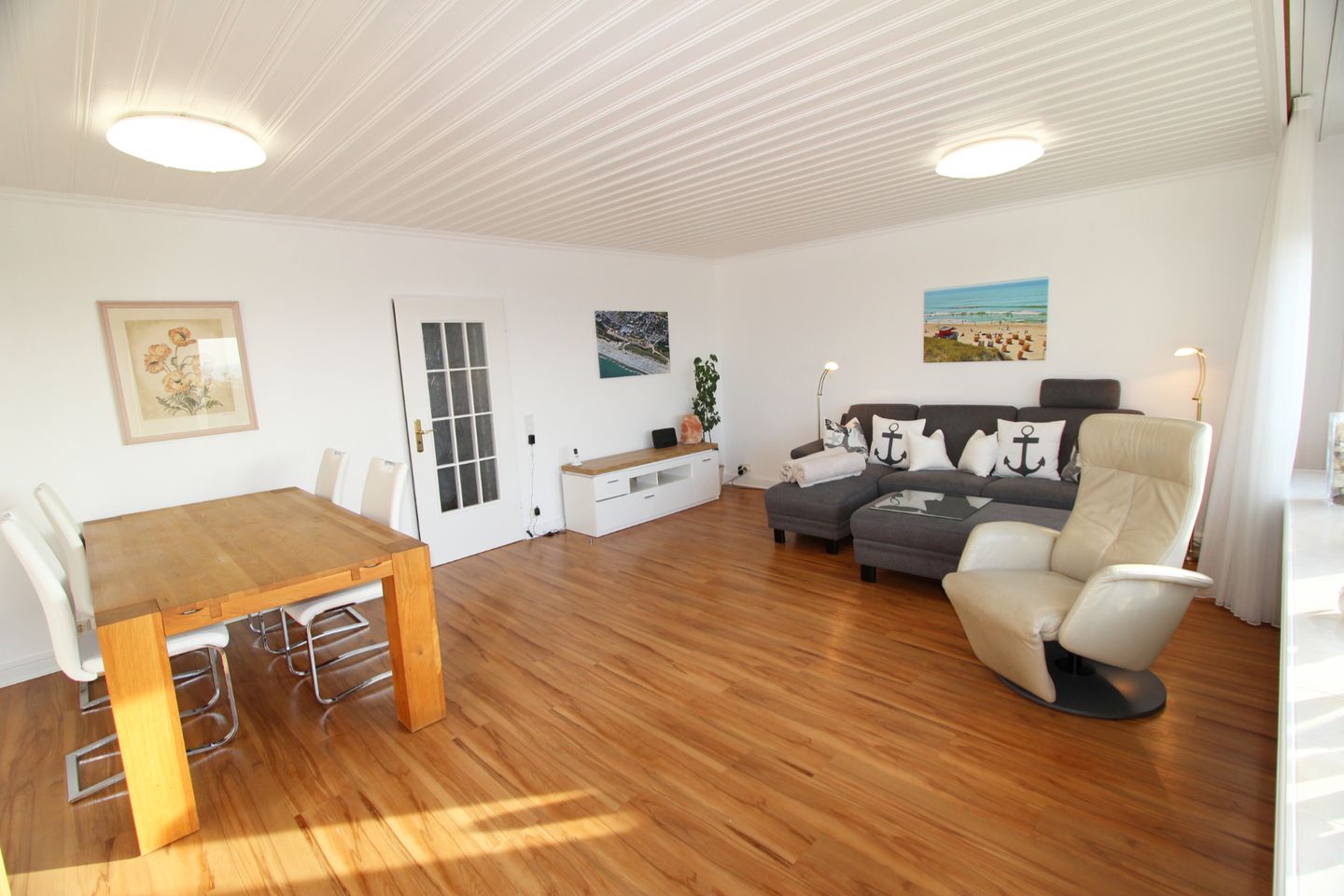 Wonningstair, - Dünenstr. 19, App. 1 Wenningstedt - Wohnzimmer