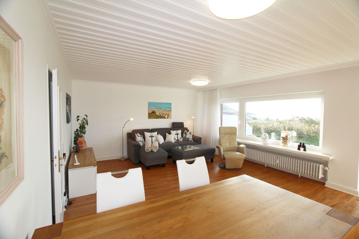 Wonningstair, - Dünenstr. 19, App. 1 Wenningstedt - Wohnzimmer