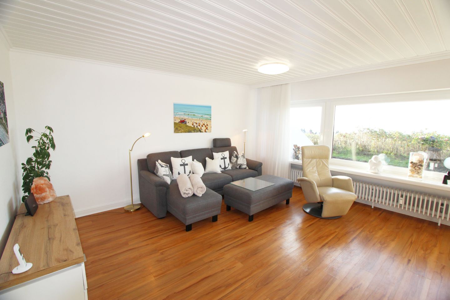 Wonningstair, - Dünenstr. 19, App. 1 Wenningstedt - Wohnzimmer