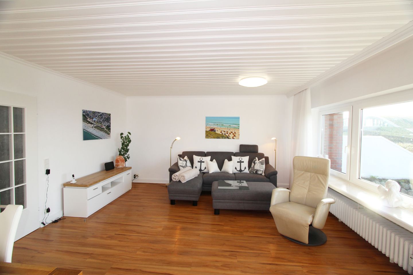 Wonningstair, - Dünenstr. 19, App. 1 Wenningstedt - Wohnzimmer