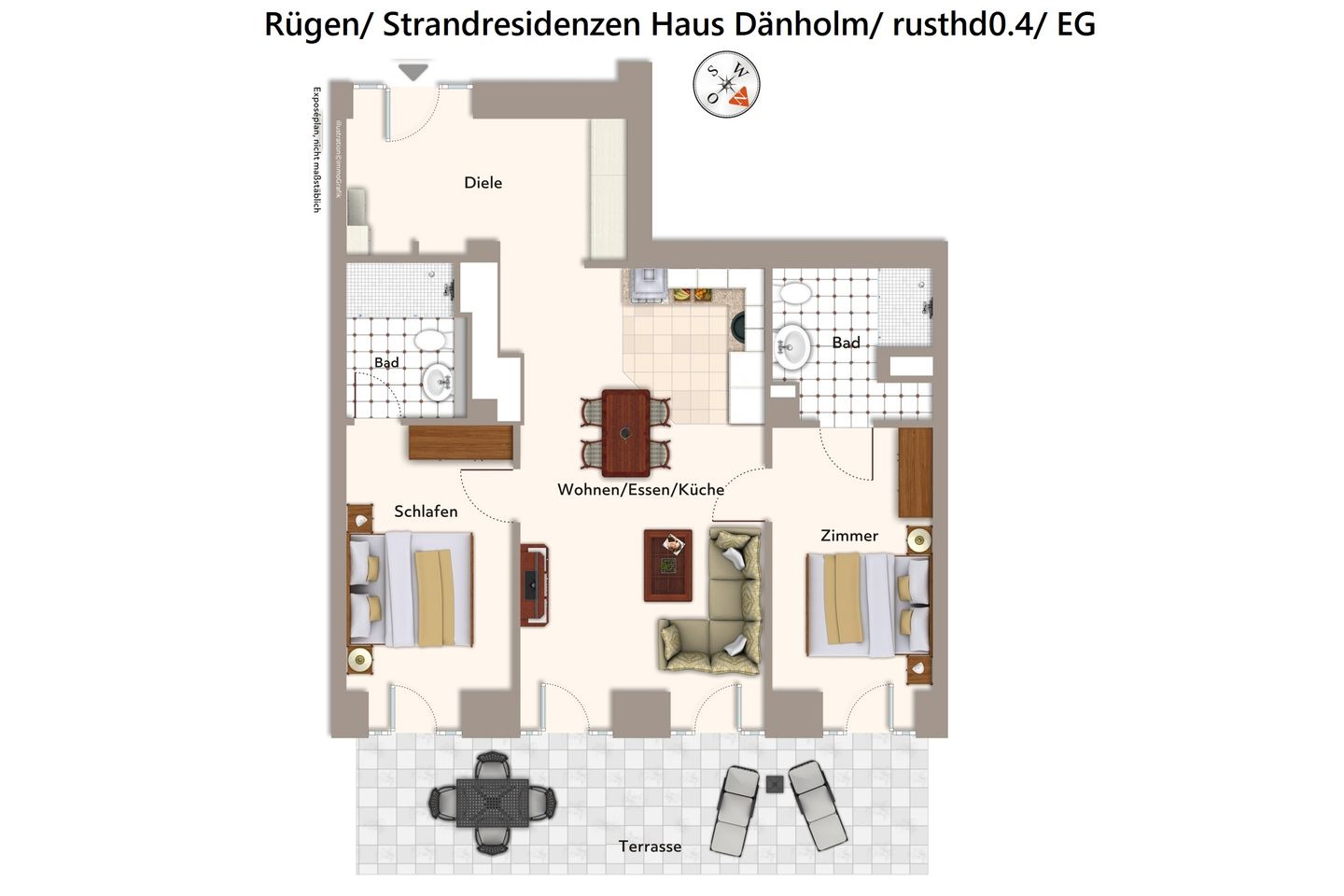 Strandresidenzen Binz-Prora Strandresidenzen Binz-Prora D0.4 Rügen - Grundriss