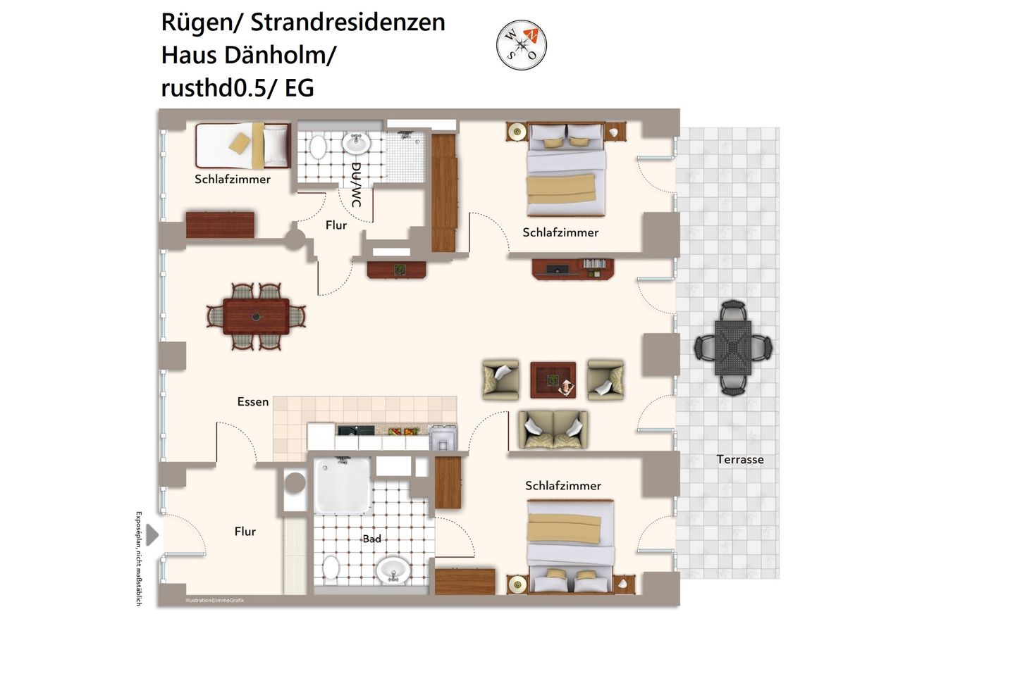 Strandresidenzen Binz-Prora Strandresidenzen Binz-Prora D0.5 Rügen - Grundriss