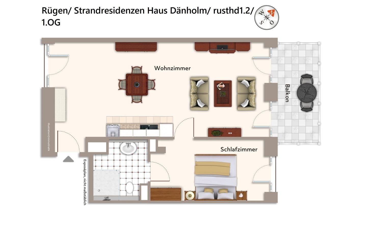 Strandresidenzen Binz-Prora Strandresidenzen Binz-Prora D1.1 Rügen - Grundriss