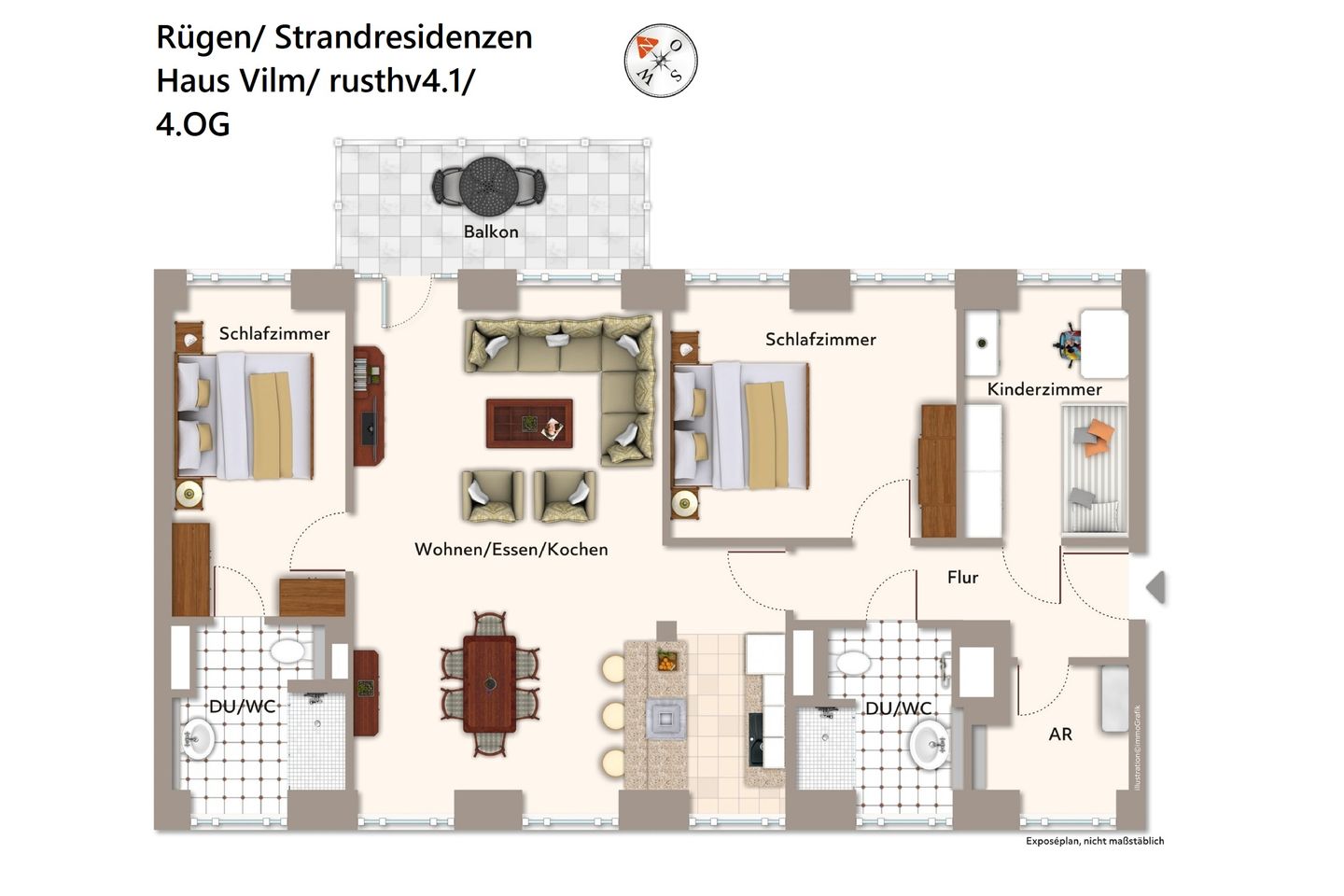 Strandresidenzen Binz-Prora Strandresidenzen Binz-Prora V4.1 Rügen - Grundriss