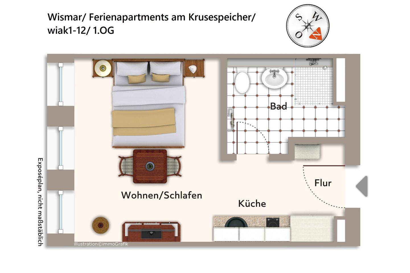 Ferienapartments am Krusespeicher Ferienapartments am Krusespeicher 1-12 Wismar -