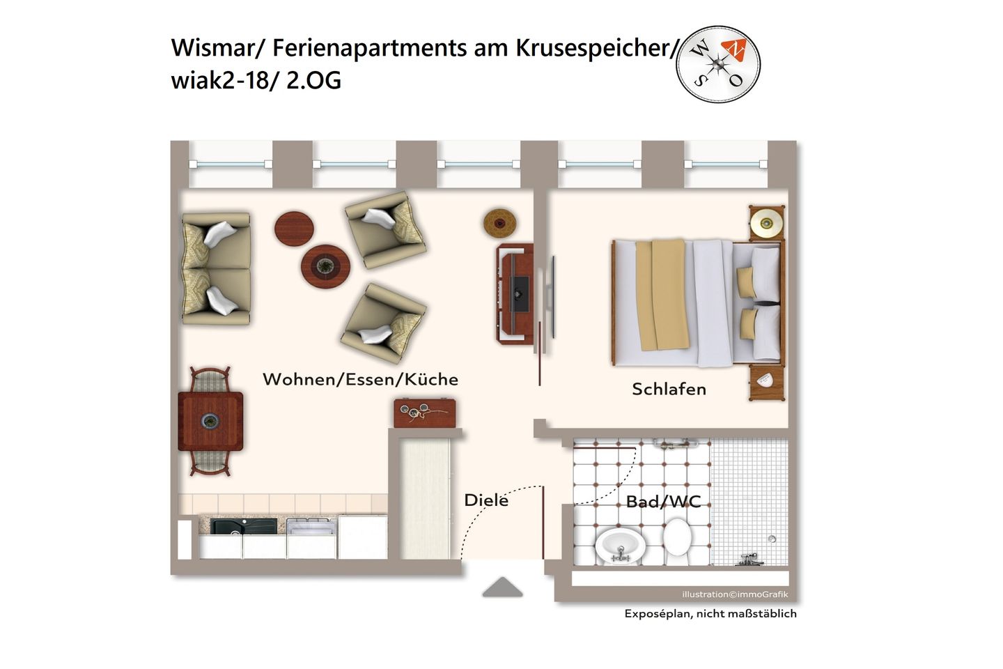 Ferienapartments am Krusespeicher Ferienapartments am Krusespeicher 2-18 Wismar -