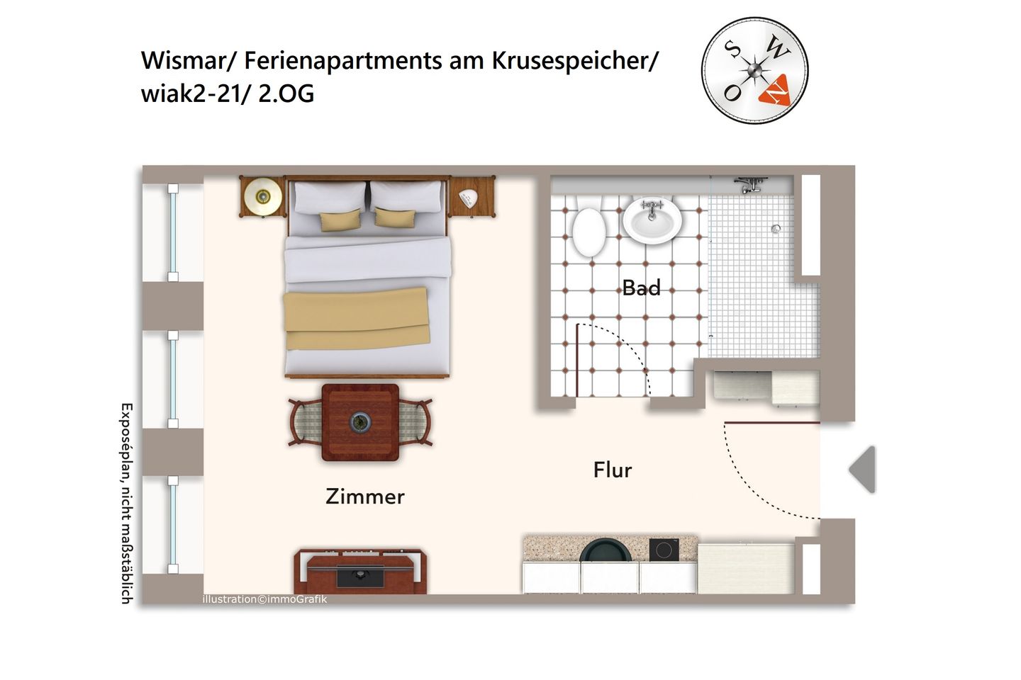 Ferienapartments am Krusespeicher Ferienapartments am Krusespeicher 2-21 Wismar -
