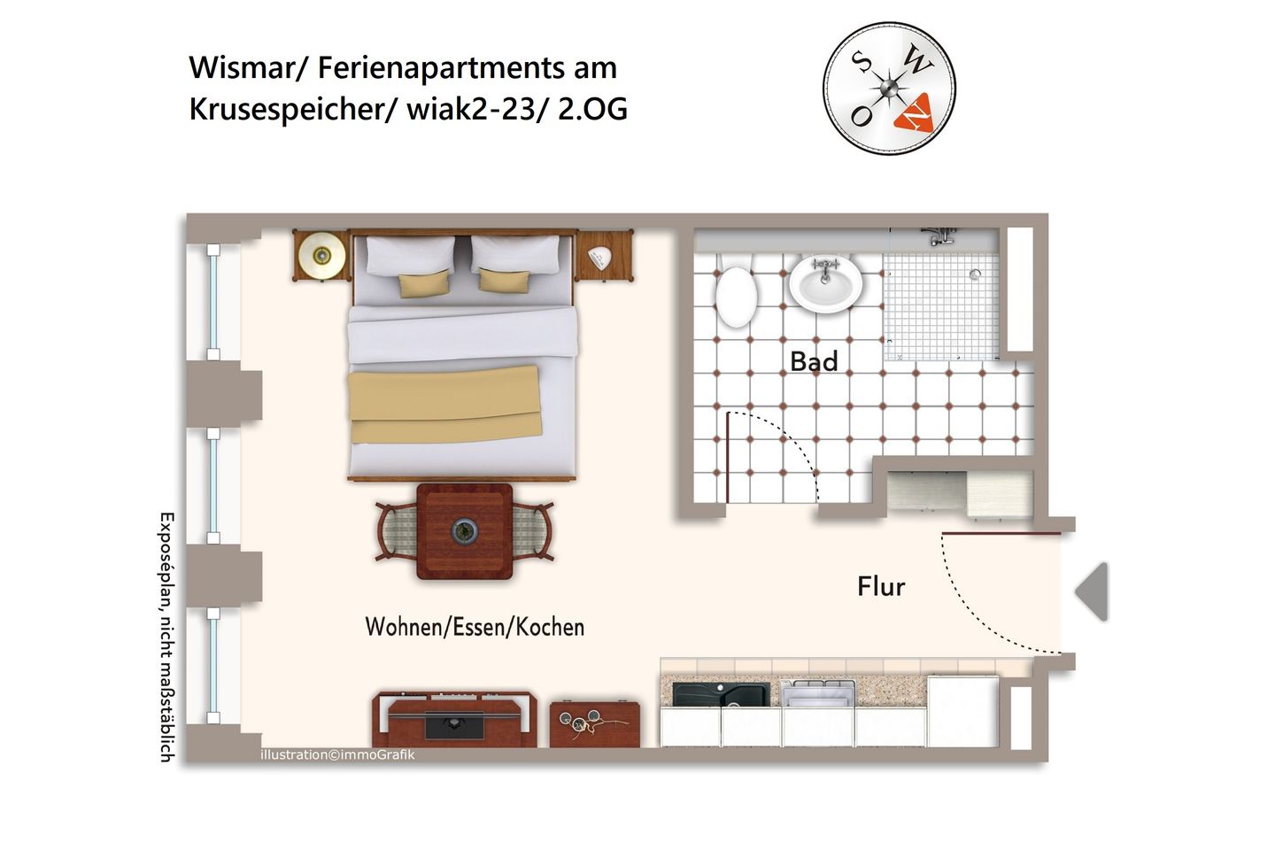 Ferienapartments am Krusespeicher Ferienapartments am Krusespeicher 2-23 Wismar -