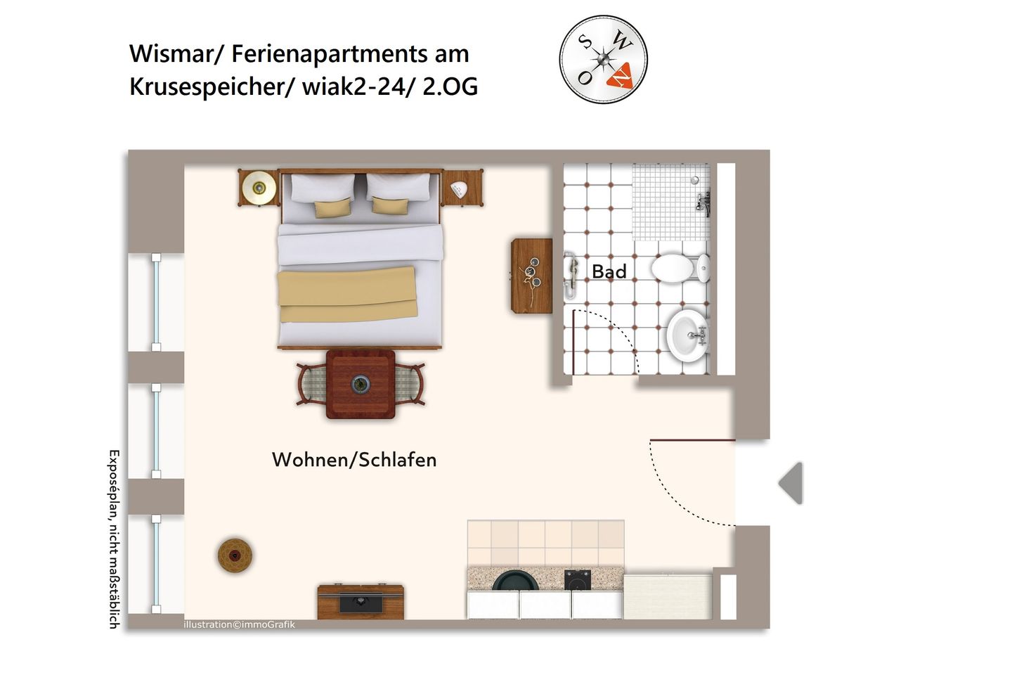 Ferienapartments am Krusespeicher Ferienapartments am Krusespeicher 2-24 Wismar -