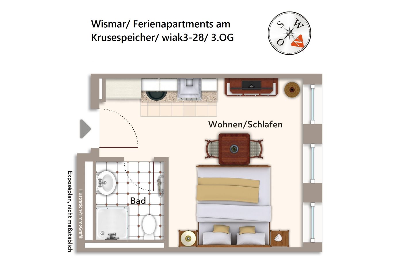 Ferienapartments am Krusespeicher Ferienapartments am Krusespeicher 3-28 Wismar -