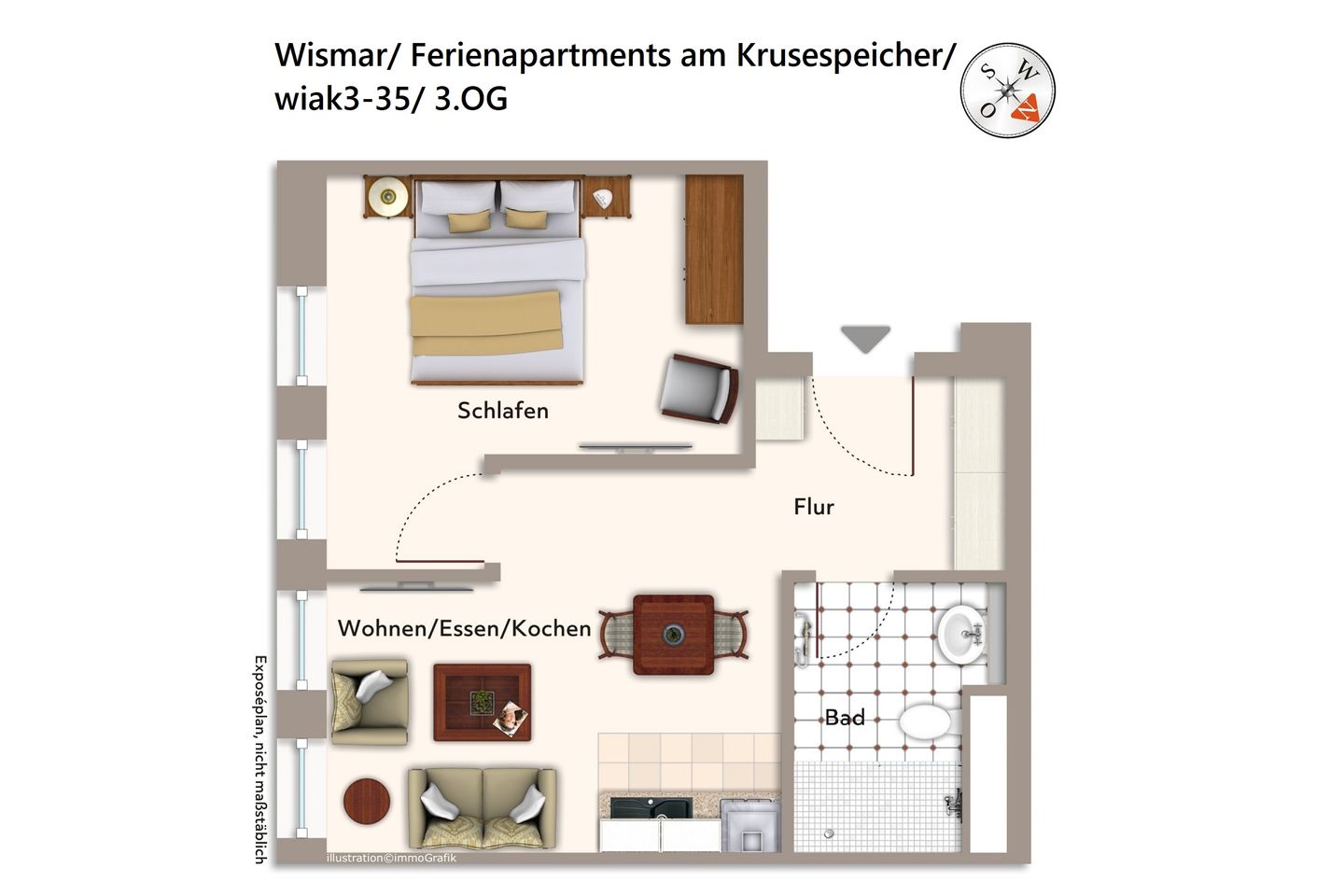 Ferienapartments am Krusespeicher Ferienapartments am Krusespeicher 3-35 Wismar -