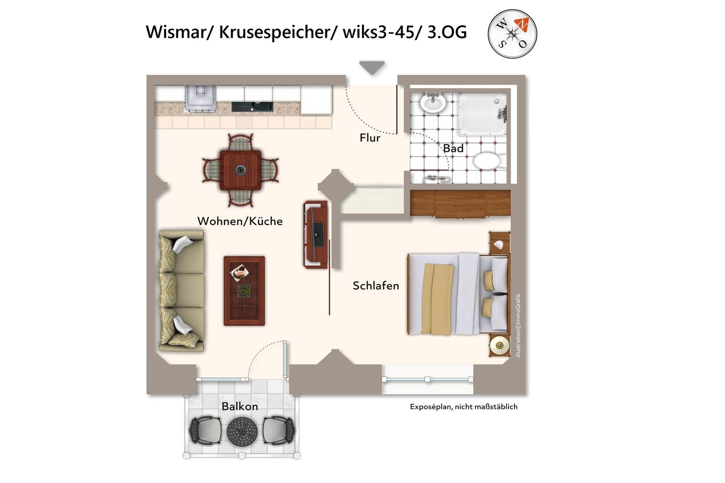 Krusespeicher Krusespeicher 3-45 Wismar -